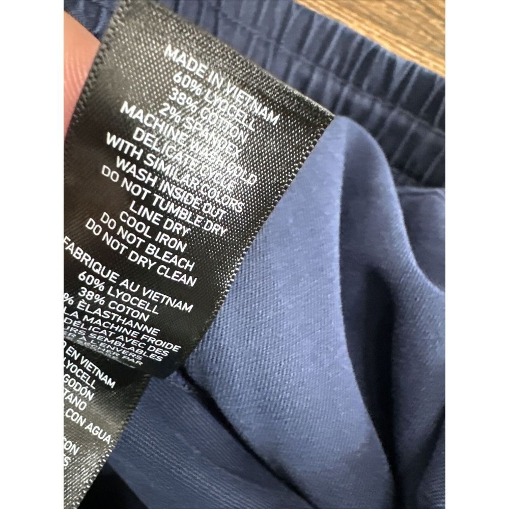 NWT RHONE NAVY BLUE EVERYDAY TWILL OFF HOURS DRAWSTRING ELASTIC WAIST PANTS‎ XL - Picture 16 of 16